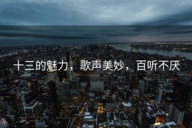 十三的魅力，歌声美妙，百听不厌