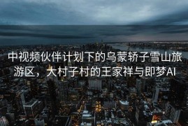 中视频伙伴计划下的乌蒙轿子雪山旅游区，大村子村的王家祥与即梦AI