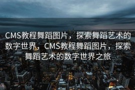 CMS教程舞蹈图片，探索舞蹈艺术的数字世界，CMS教程舞蹈图片，探索舞蹈艺术的数字世界之旅
