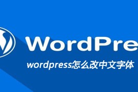 wordpress怎么改中文字体