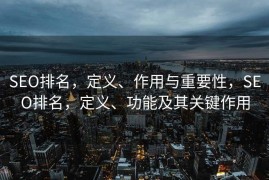 SEO排名，定义、作用与重要性，SEO排名，定义、功能及其关键作用