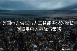 美国电力供应与人工智能需求的增长，保障用电的挑战与策略