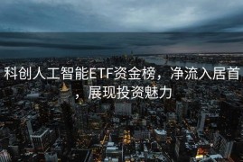 科创人工智能ETF资金榜，净流入居首，展现投资魅力