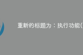 重新的标题为：执行功能()