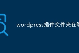 wordpress插件文件夹在哪