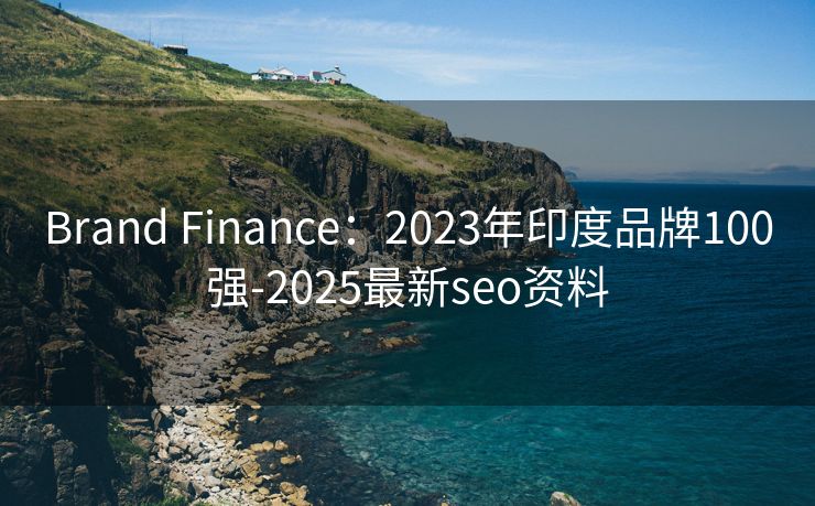 Brand Finance：2023年印度品牌100强-2025最新seo资料