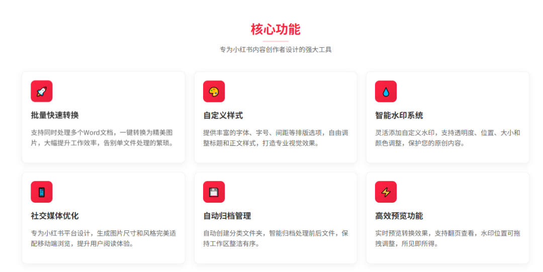 小红书虚拟资料必备工具（Word转小红书图片）使用说明