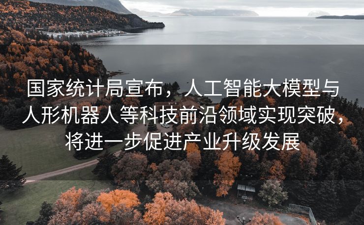 国家统计局宣布，人工智能大模型与人形机器人等科技前沿领域实现突破，将进一步促进产业升级发展