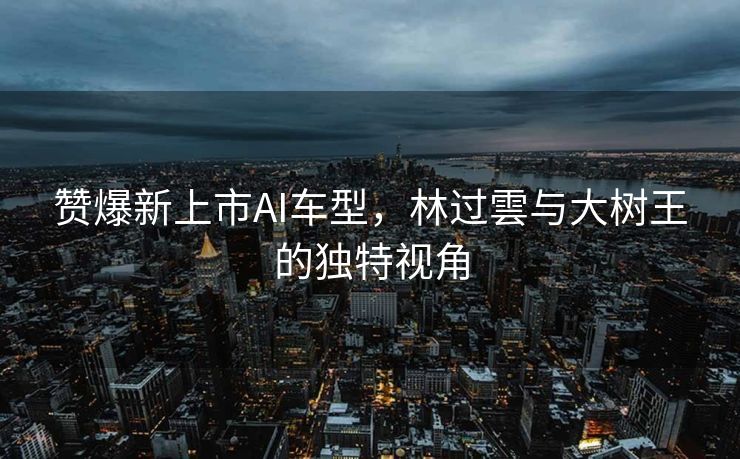 赞爆新上市AI车型，林过雲与大树王的独特视角