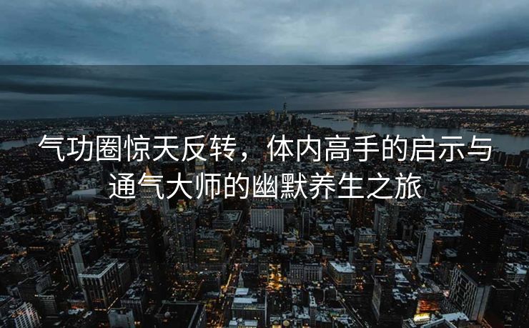 气功圈惊天反转，体内高手的启示与通气大师的幽默养生之旅