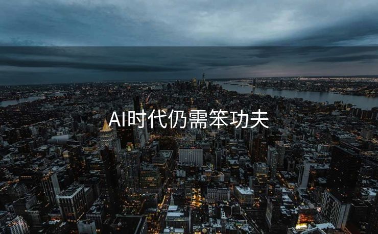 AI时代仍需笨功夫