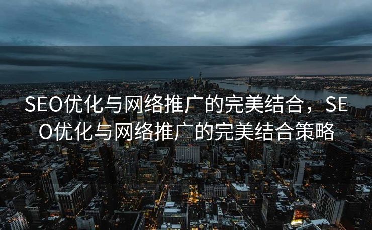 SEO优化与网络推广的完美结合，SEO优化与网络推广的完美结合策略