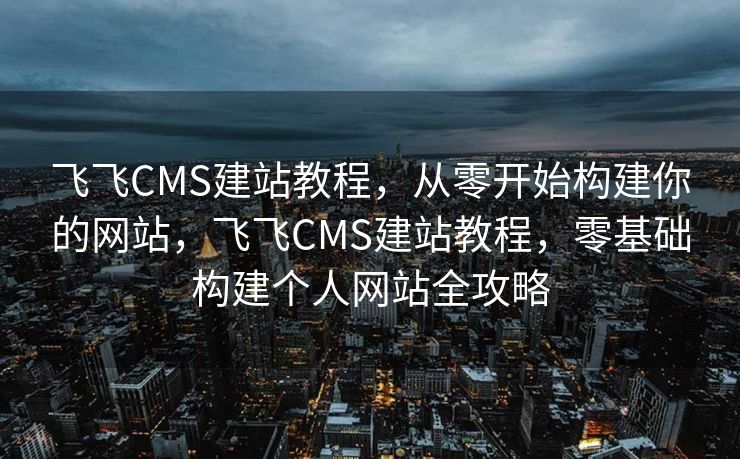 飞飞CMS建站教程，从零开始构建你的网站，飞飞CMS建站教程，零基础构建个人网站全攻略