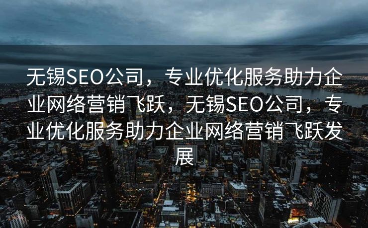 无锡SEO公司，专业优化服务助力企业网络营销飞跃，无锡SEO公司，专业优化服务助力企业网络营销飞跃发展
