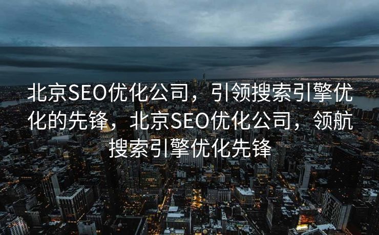 北京SEO优化公司，引领搜索引擎优化的先锋，北京SEO优化公司，领航搜索引擎优化先锋