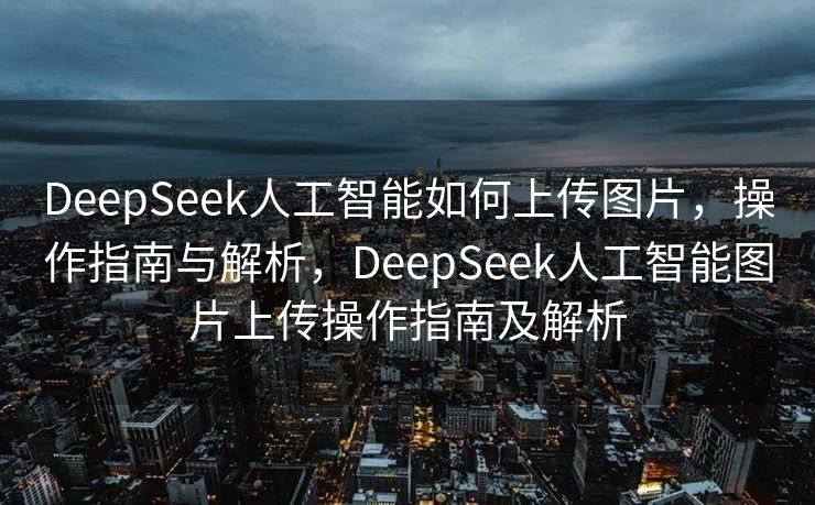 DeepSeek人工智能如何上传图片，操作指南与解析，DeepSeek人工智能图片上传操作指南及解析