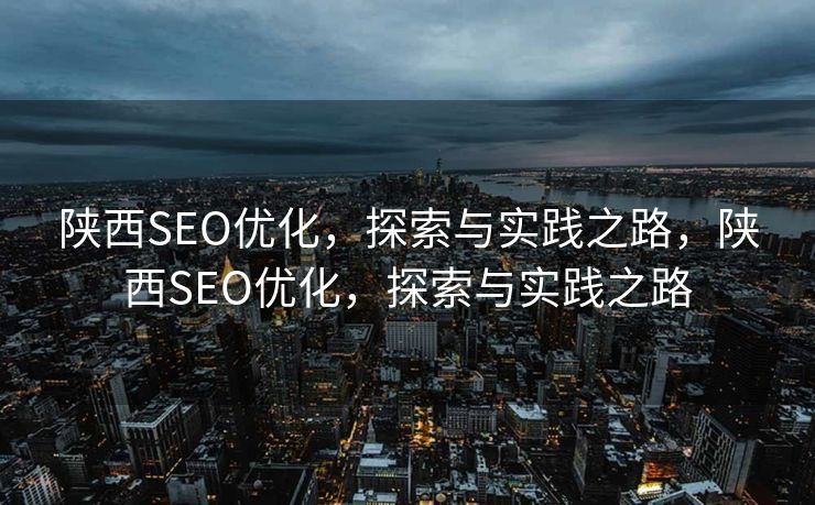 陕西SEO优化，探索与实践之路，陕西SEO优化，探索与实践之路