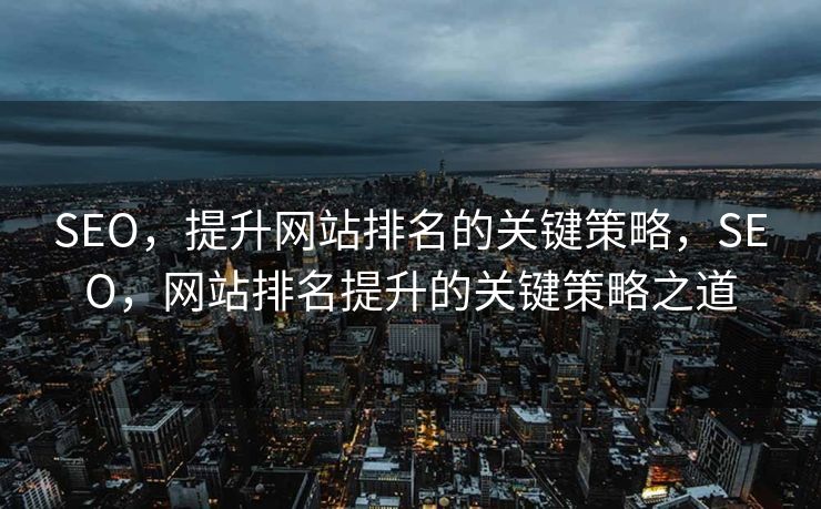 SEO，提升网站排名的关键策略，SEO，网站排名提升的关键策略之道