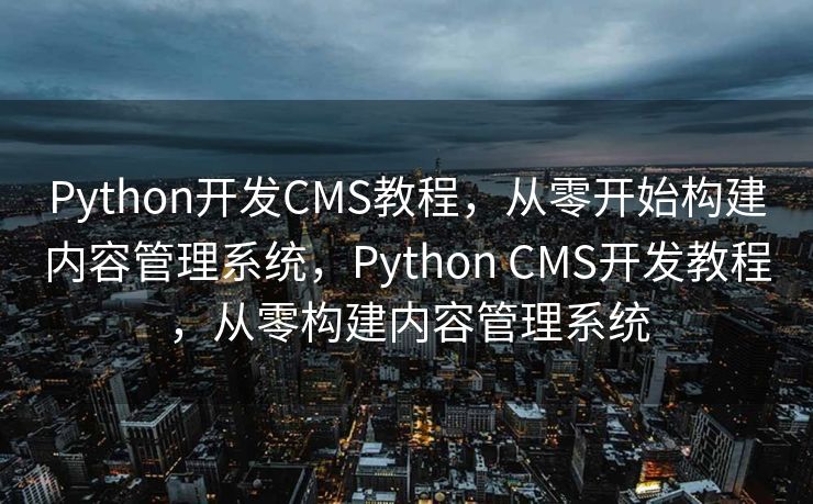 Python开发CMS教程，从零开始构建内容管理系统，Python CMS开发教程，从零构建内容管理系统