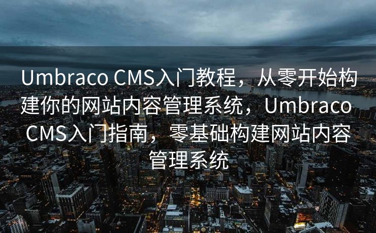 Umbraco CMS入门教程,从零开始构建你的网站内容管理系统,Umbraco CMS入门指南,零基础构建网站内容管理系统 Umbraco CMS入门教程,从零开始构建你的网站内容管理系统,Umbraco CMS入门指南,零基础构建网站内容管理系统