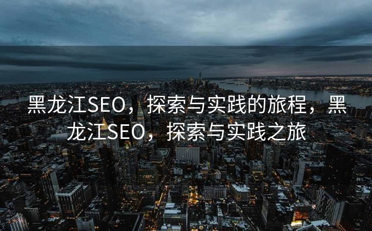 黑龙江SEO，探索与实践的旅程，黑龙江SEO，探索与实践之旅