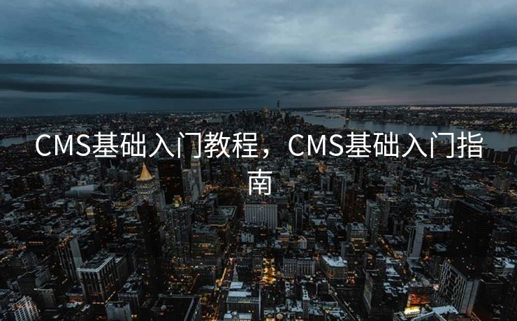 CMS基础入门教程，CMS基础入门指南