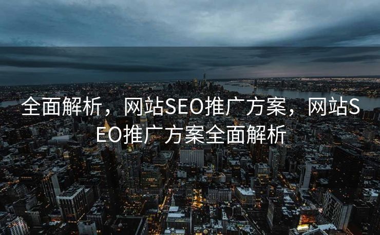 全面解析，网站SEO推广方案，网站SEO推广方案全面解析