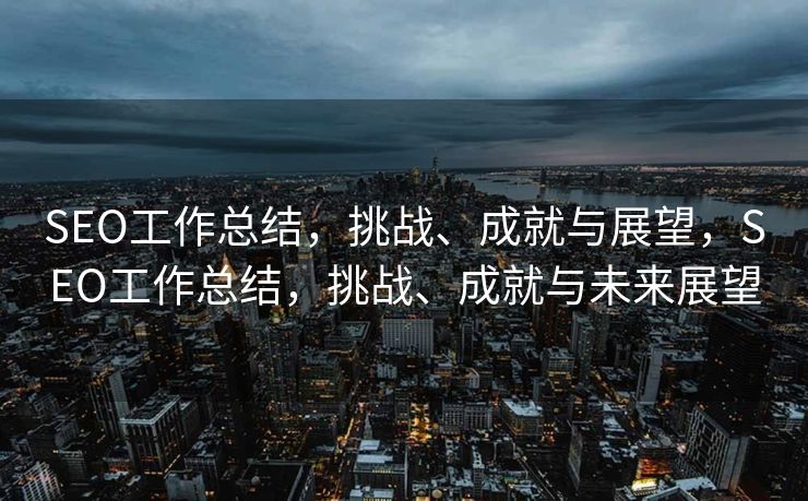 SEO工作总结，挑战、成就与展望，SEO工作总结，挑战、成就与未来展望