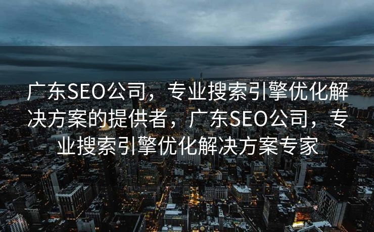 广东SEO公司，专业搜索引擎优化解决方案的提供者，广东SEO公司，专业搜索引擎优化解决方案专家